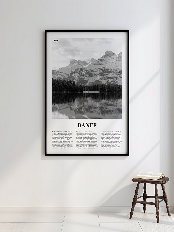 Banff 02 Newspaper Poster | Framed product image (2)