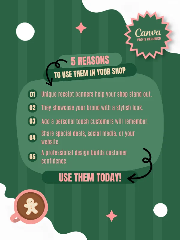 Coquette Christmas Etsy Receipt Banner Template product image (4)
