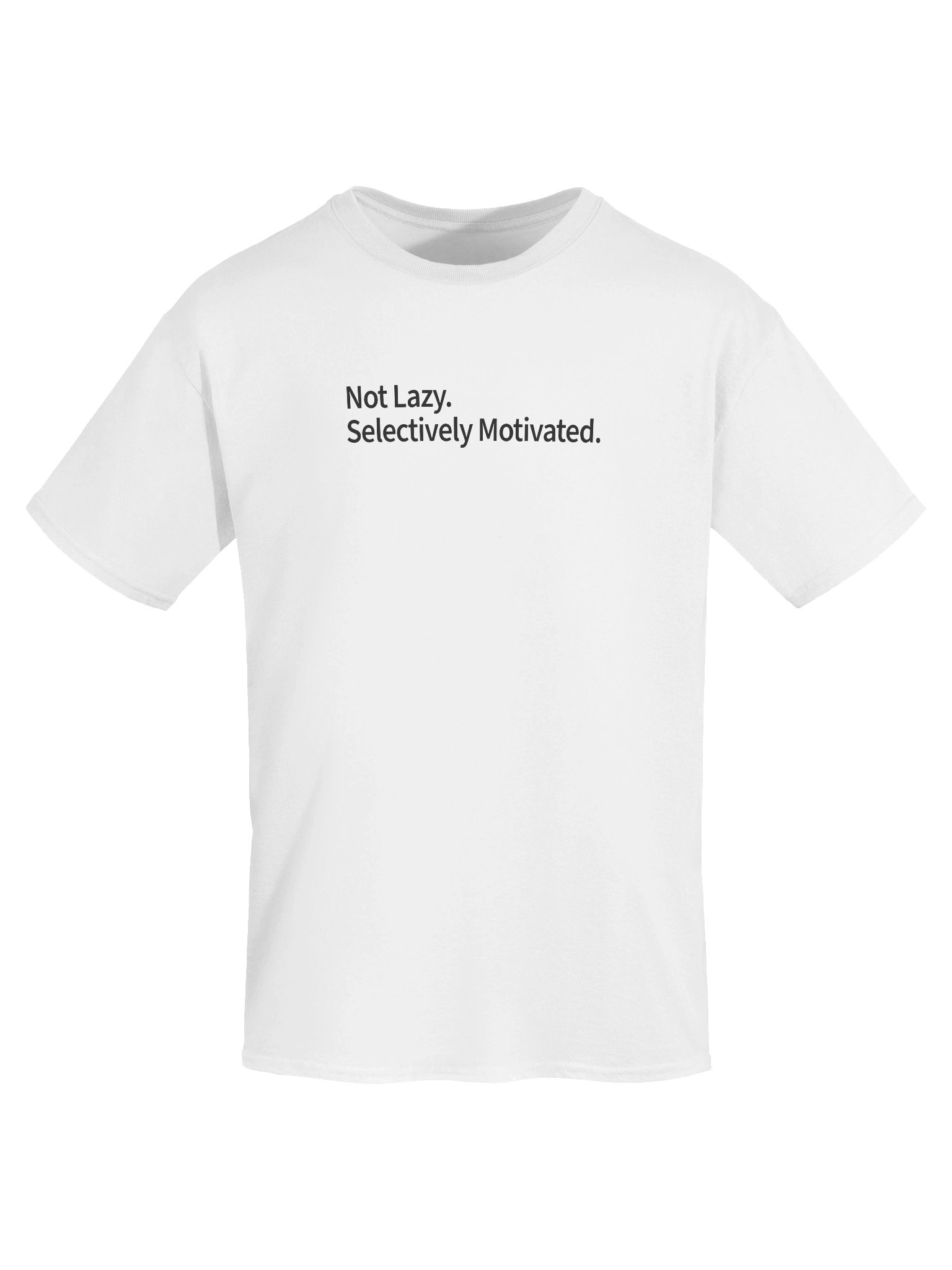 Not Lazy. Selectively Motivated. — Black Print product image (32)