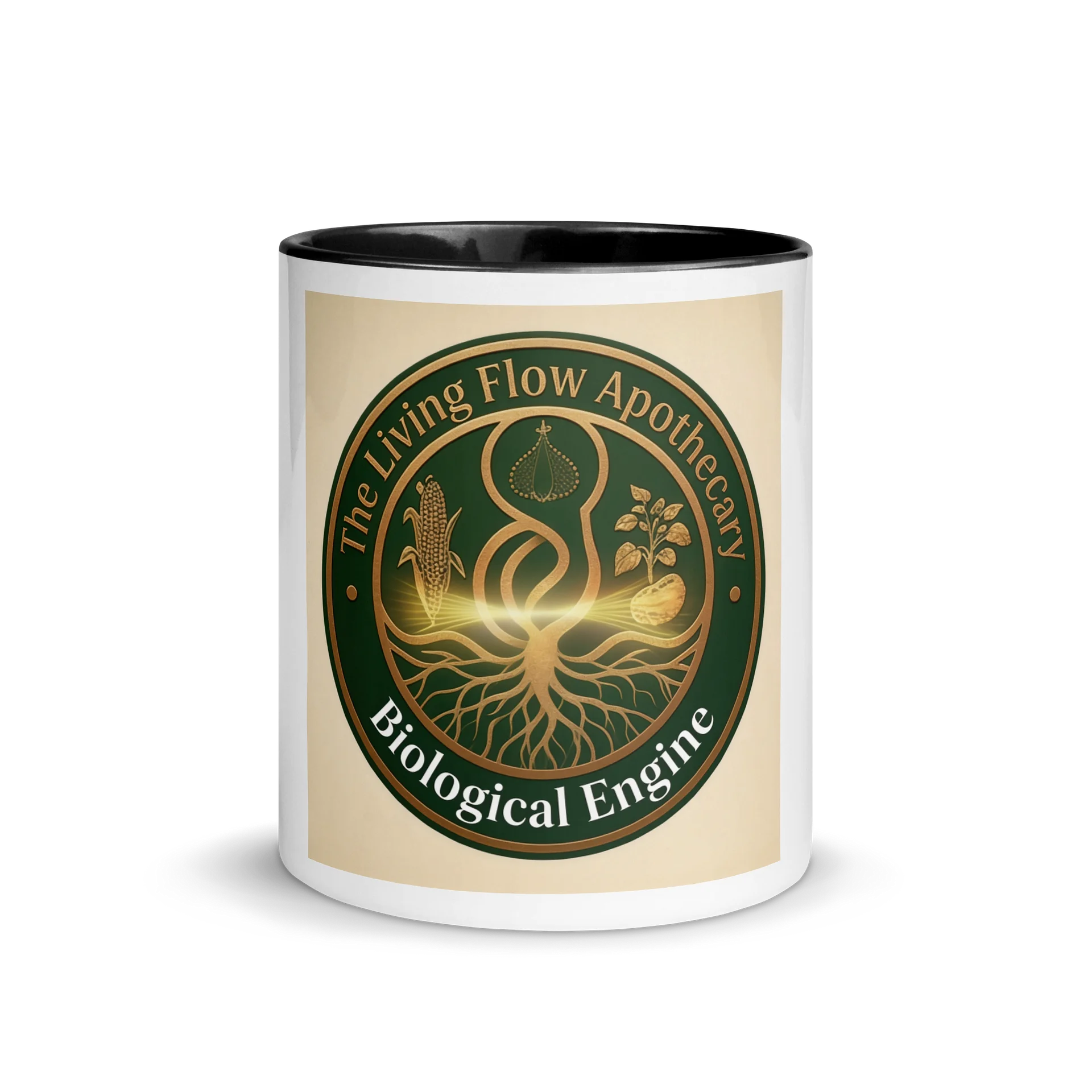 Living Flow Apothecary Botanical Emblem Mug product image (3)