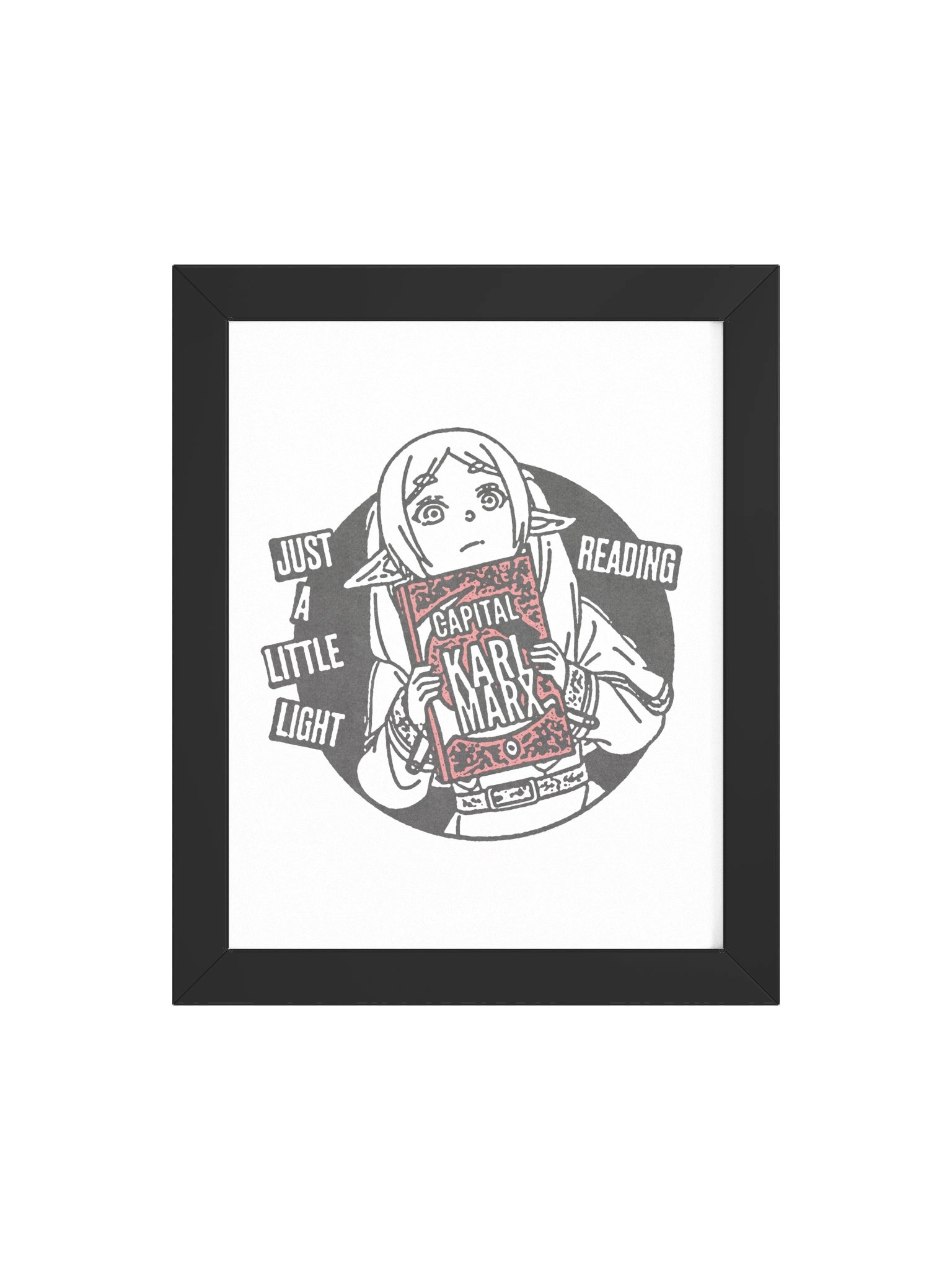 LIGHT READING ! Framed Print. product image (4)