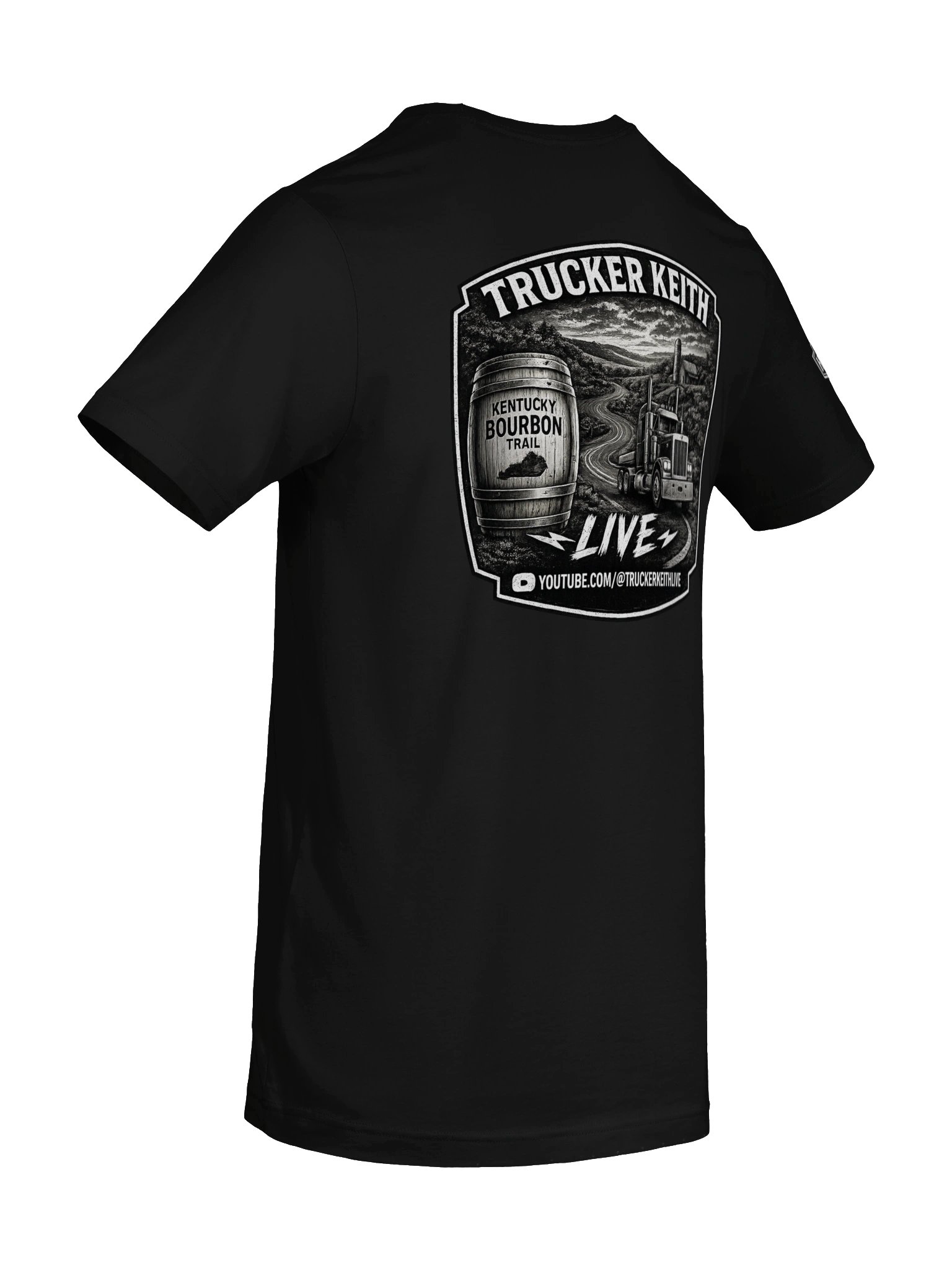 Trucker Keith Live White Badge Tee product image (82)