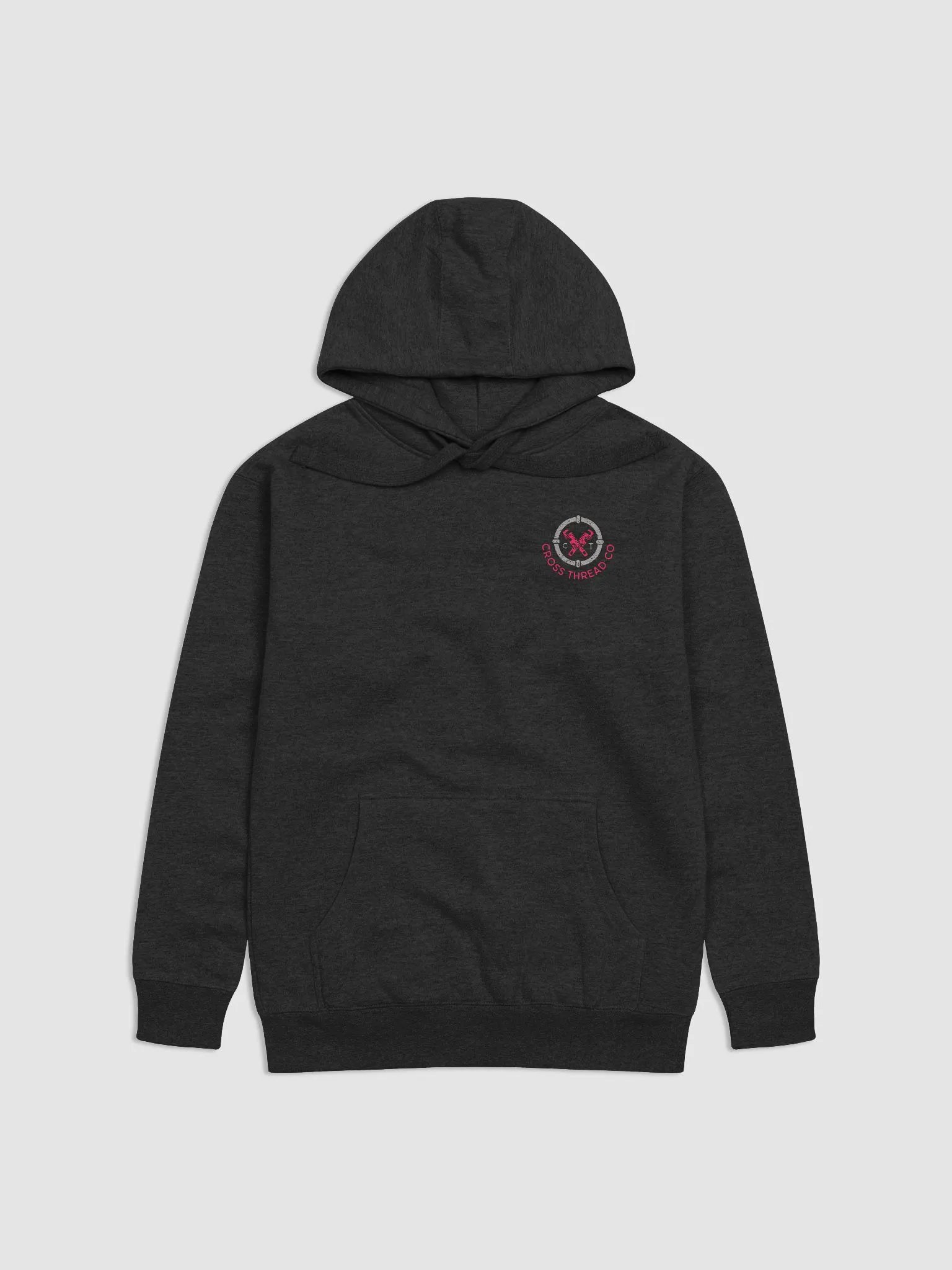 Logo Hoodie (pink logo) product image (1)