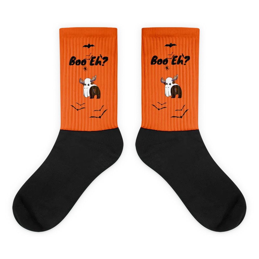Spoopy Mountie Moose Socks! product image (1)