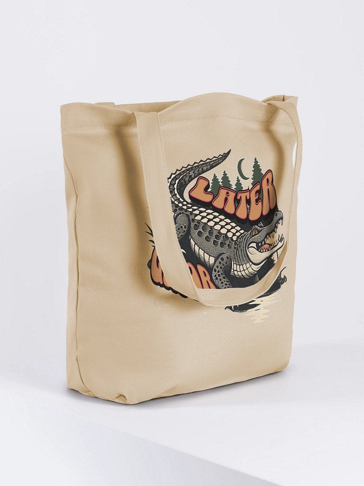 Later Gator Eco Tote Bag product image (4)