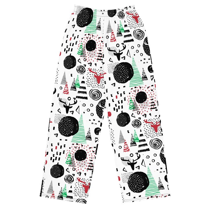 Holly Jolly Festive Unisex Straight Leg Pants product image (1)