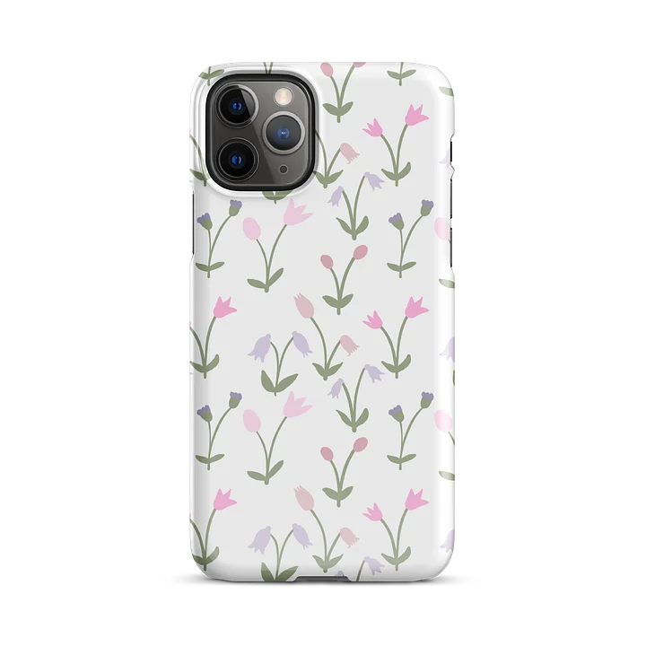TULIP AND BLUE BELLS FLOWER iPhone® Snap Case product image (29)