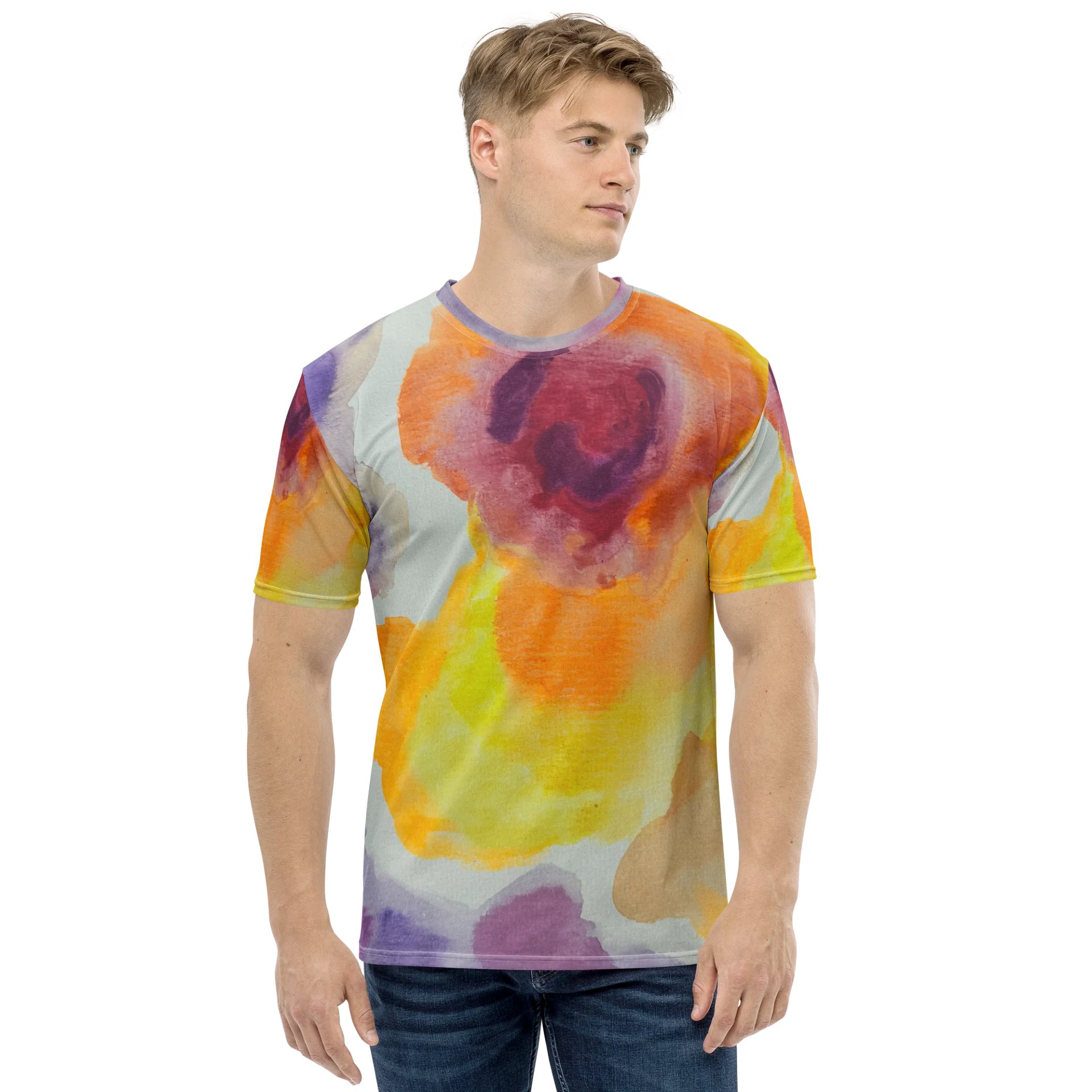 Yellow Red Clouds Shirt product image (1)