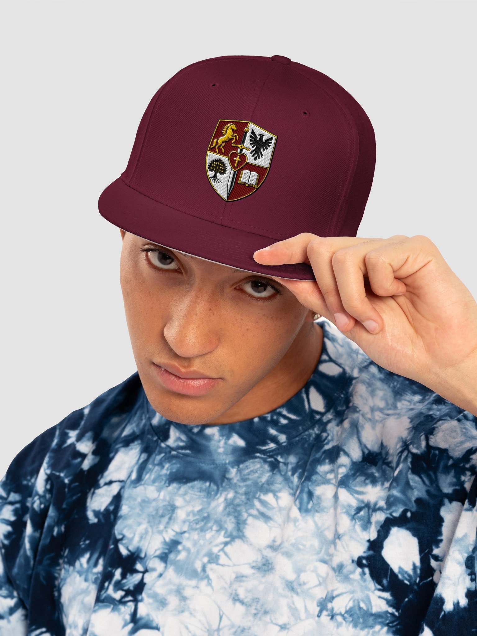 Heraldic Crest Snapback Cap product image (5)