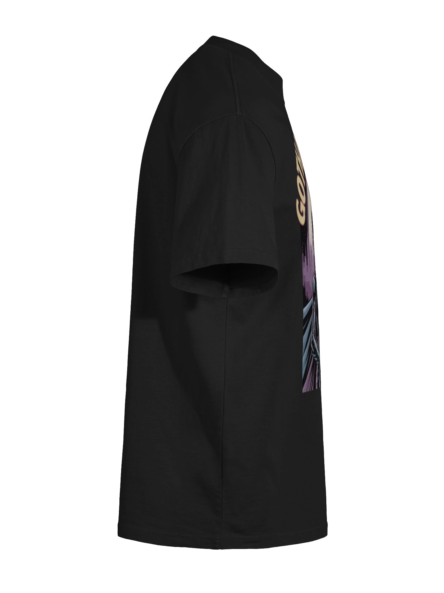 Twilight Tango: Batman & Catwoman Gotham Nights Oversized Faded T-Shirt product image (11)