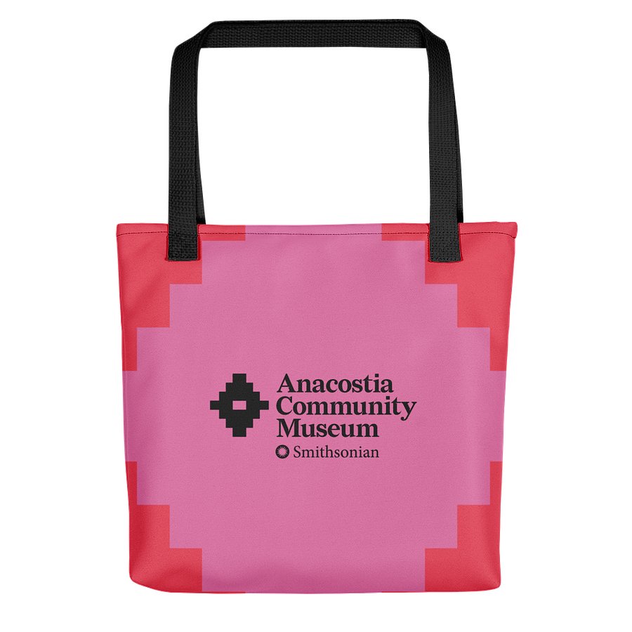 Powered by the People Tote (Red/Pink) Image 3