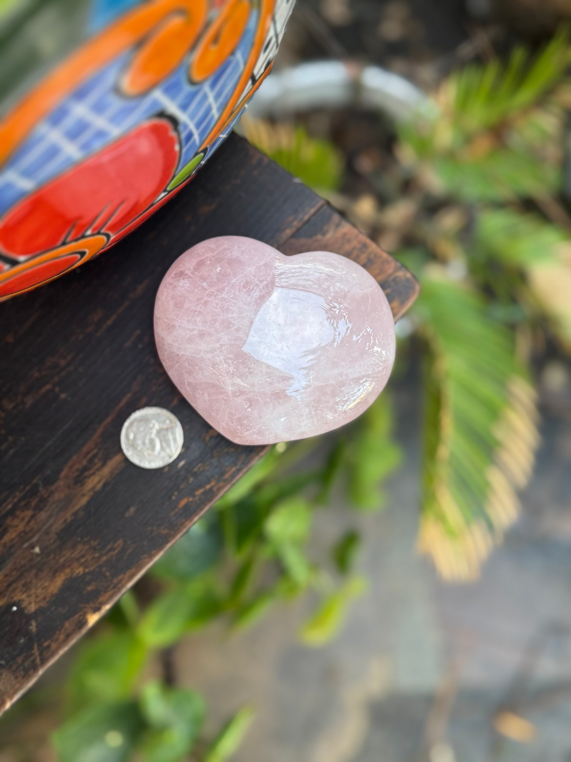 Heart-Shaped Rose Quartz — 9 oz! product image (3)