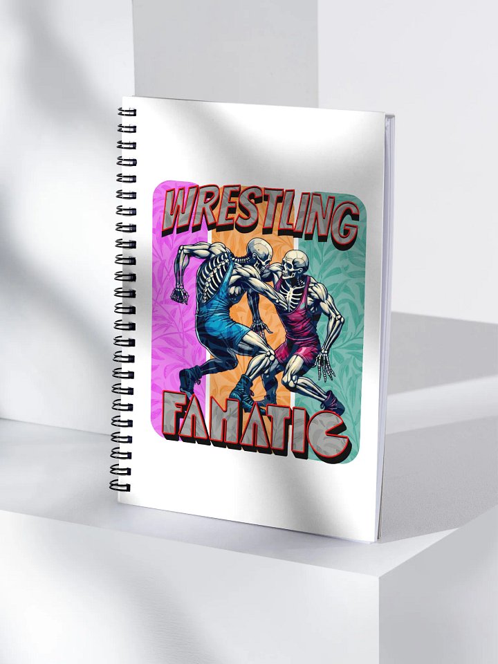 Wrestling Fanatic Skeleton Showdown Spiral Notebook product image (1)