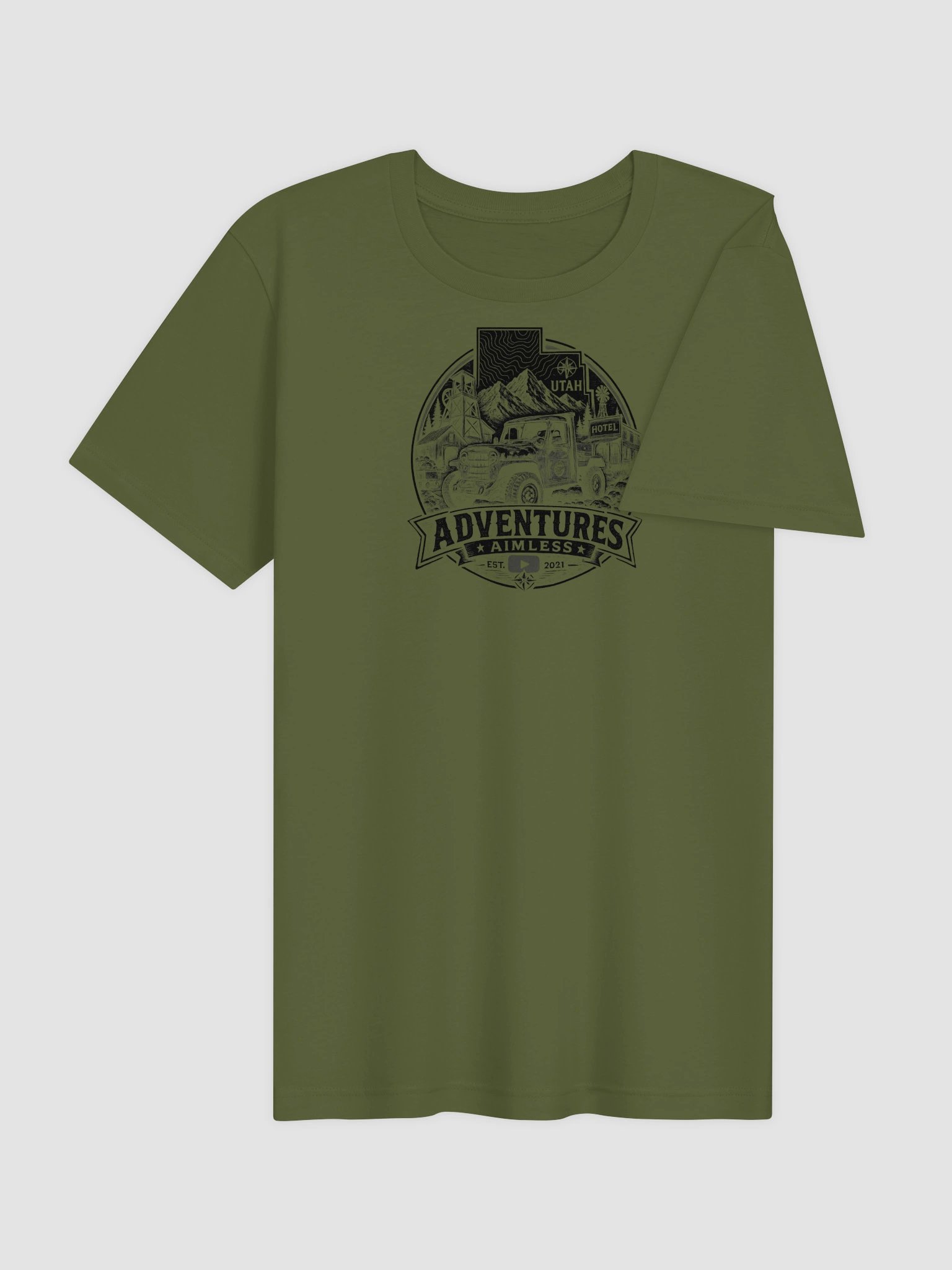 Adventures Aimless TopoAdventure Tee (Light colors) product image (64)