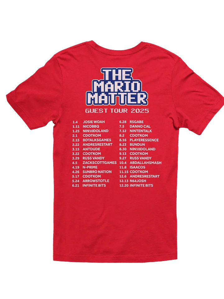 The Mario Matter Guest Tour 2025 Youth Tee product image (1)