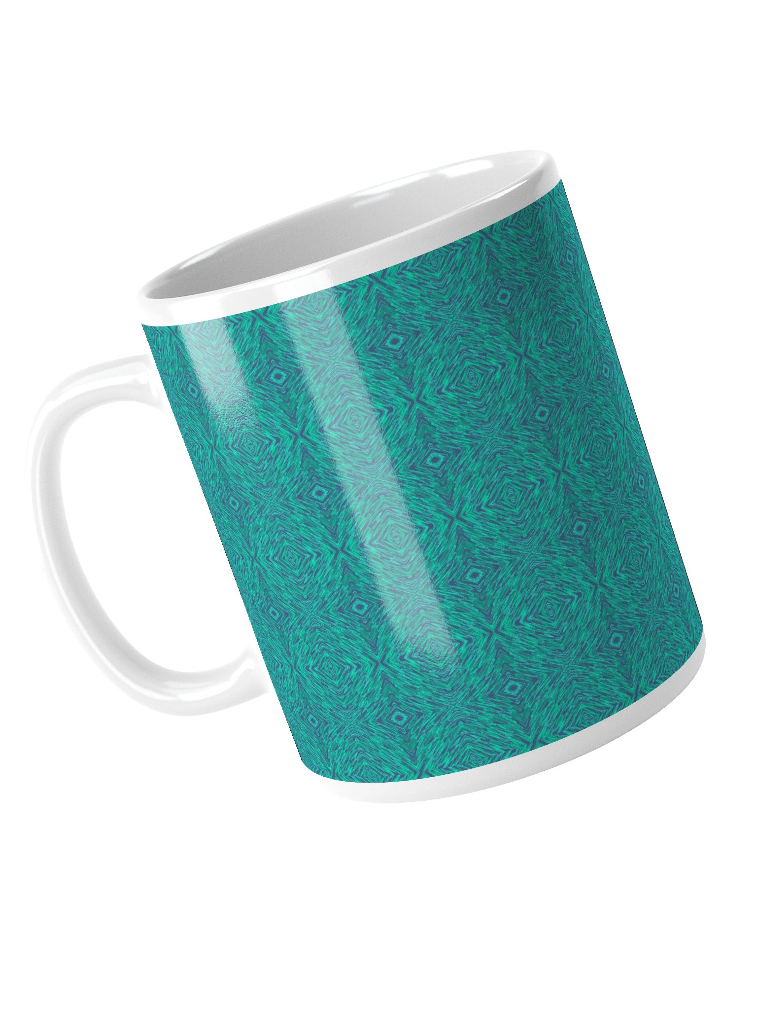 Moss Frost – White Glossy Mug product image (2)