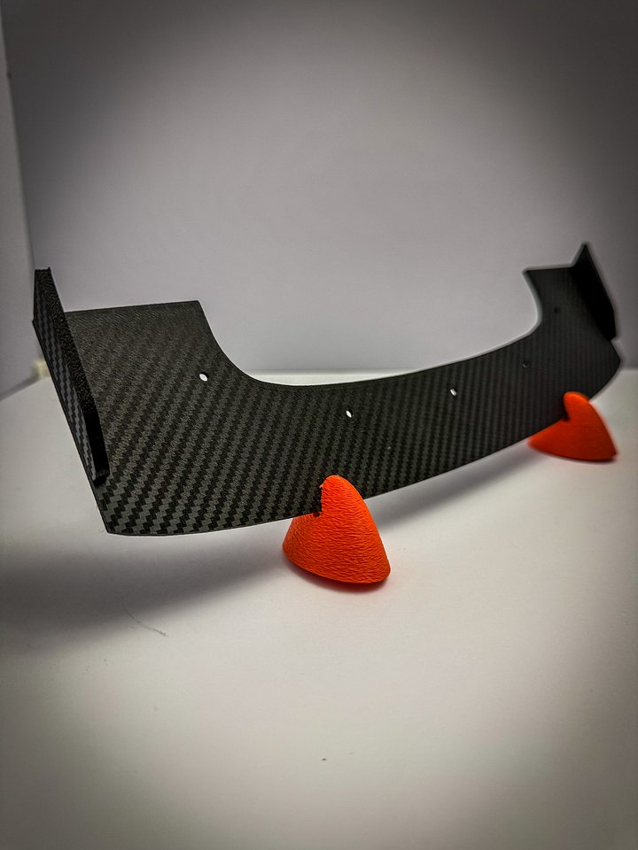 Carbon Fiber Arrma infraction 6s front winged splitter product image (1)