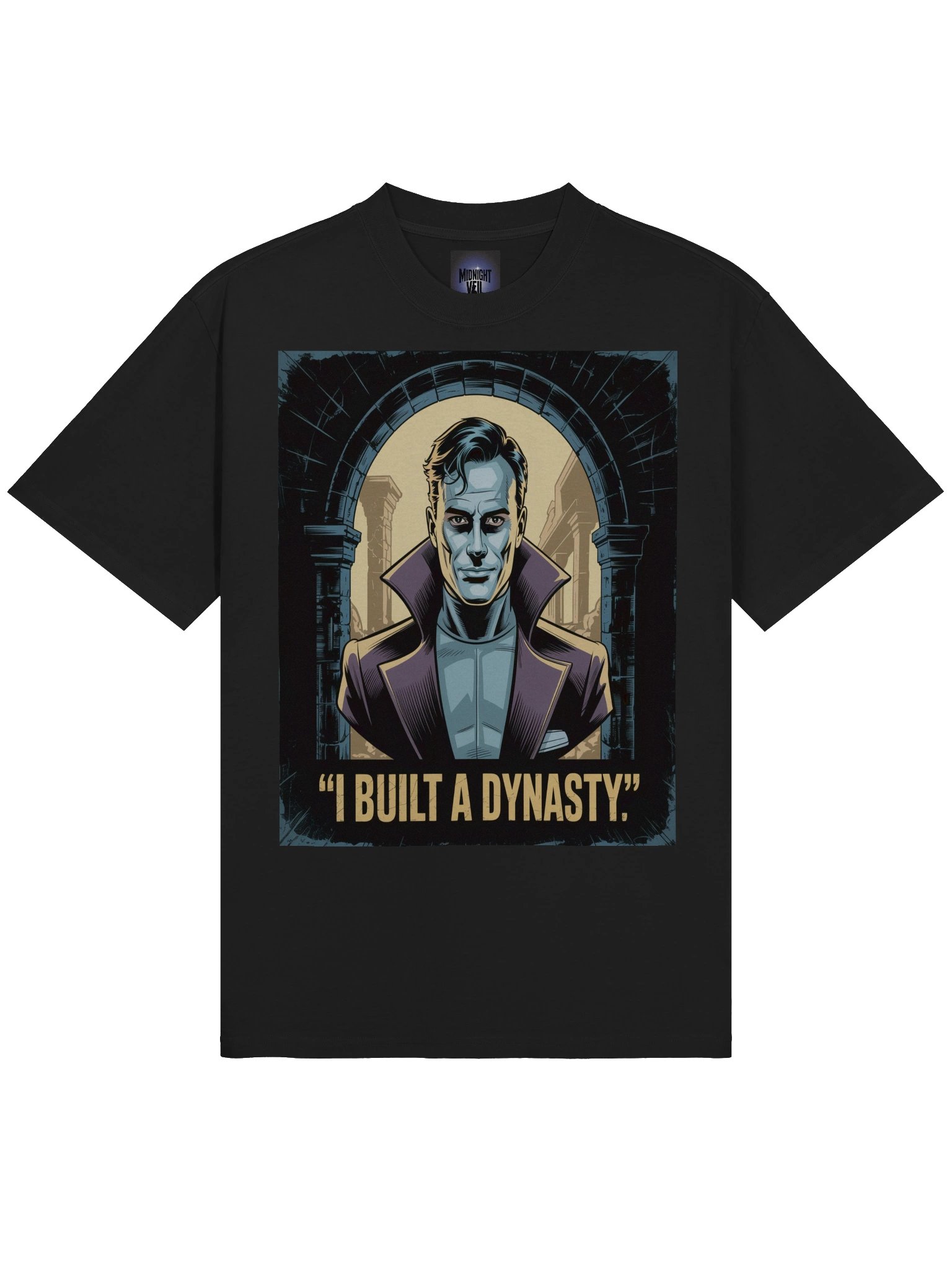 I Built a Dynasty: Ozymandias Inspired Oversized Faded T-Shirt product image (5)