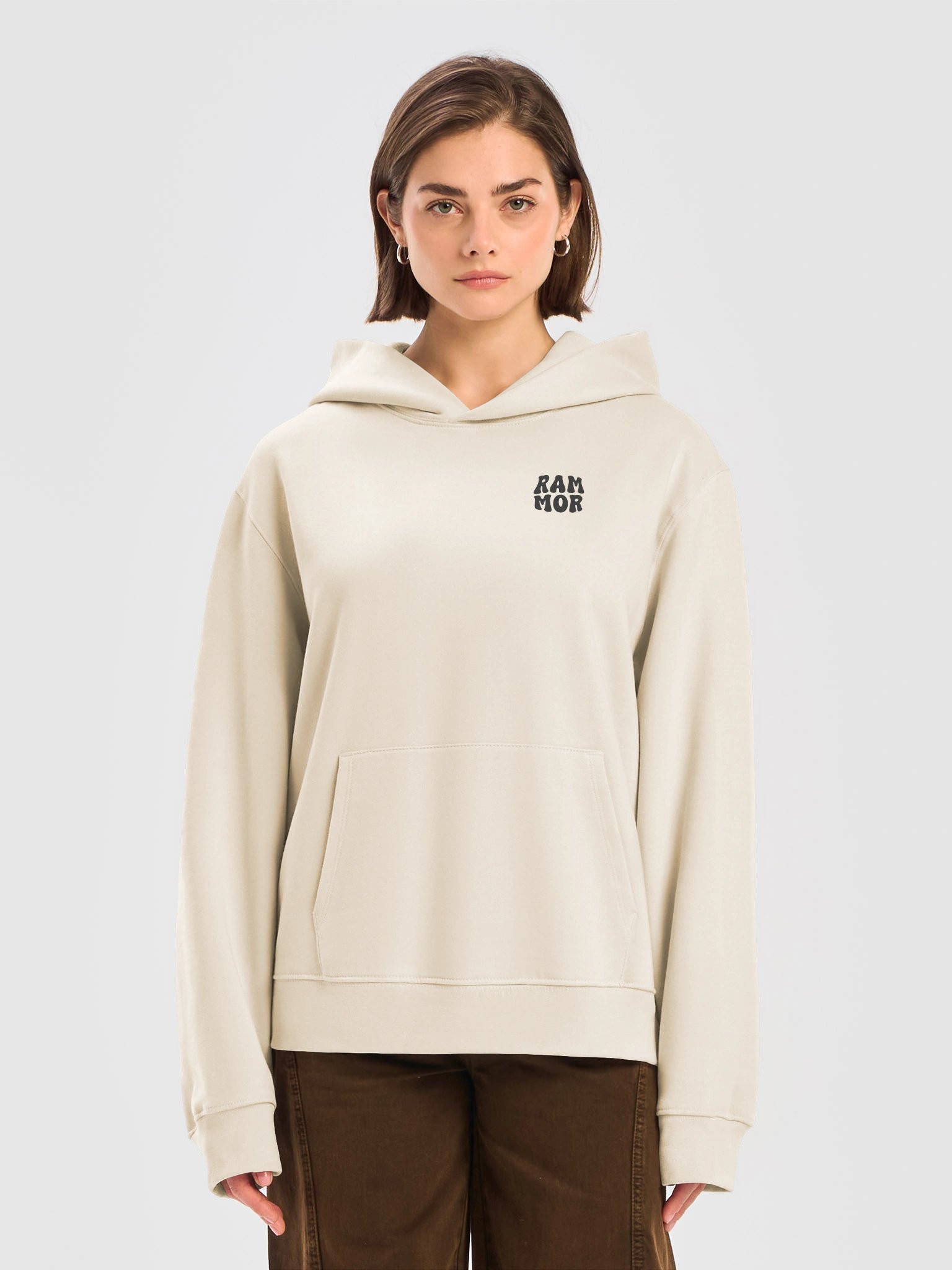 Butterfly Oversized Hoodie Dust / White product image (4)