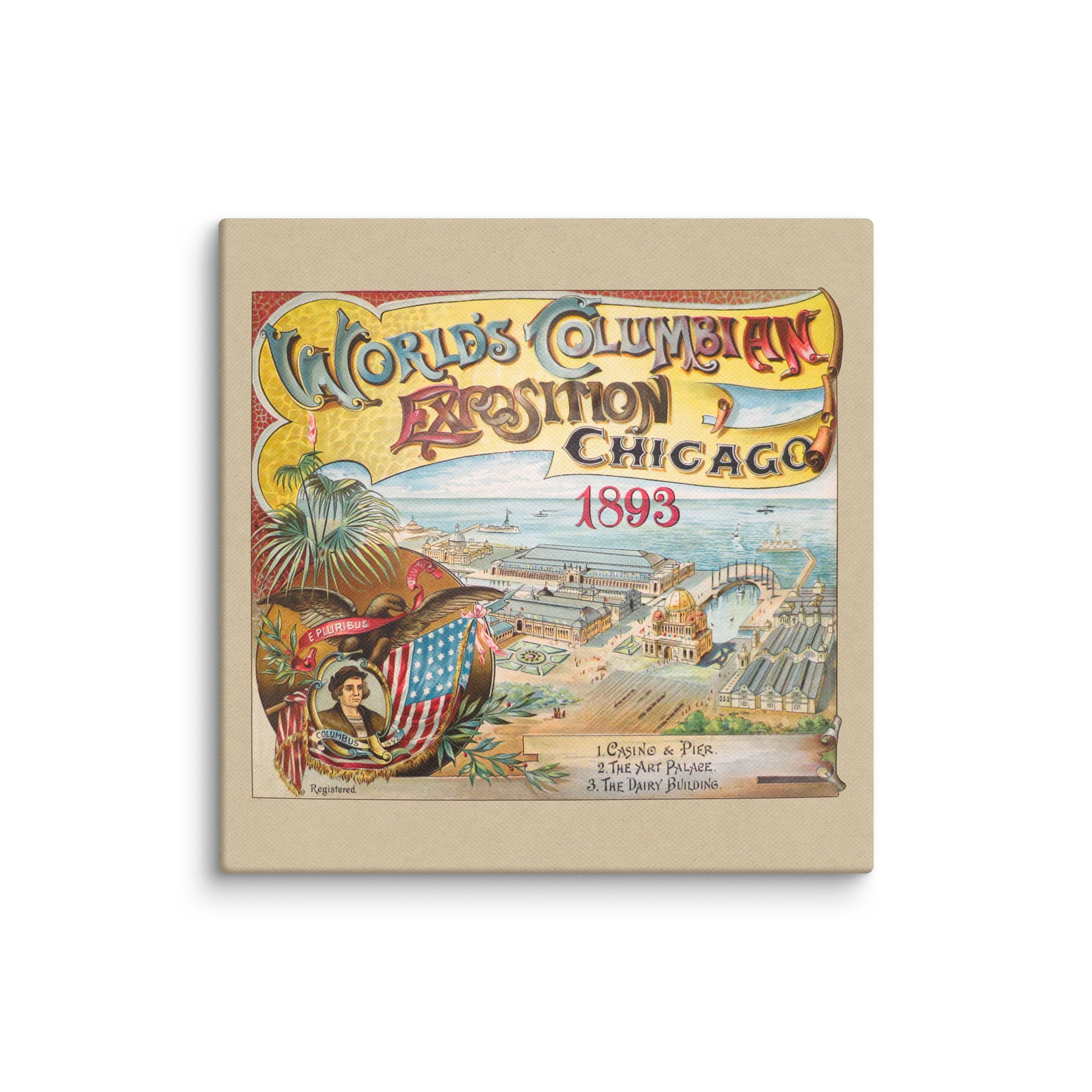 Chicago 1893 World´s Columbian Exposition Poster on Canvas product image (9)