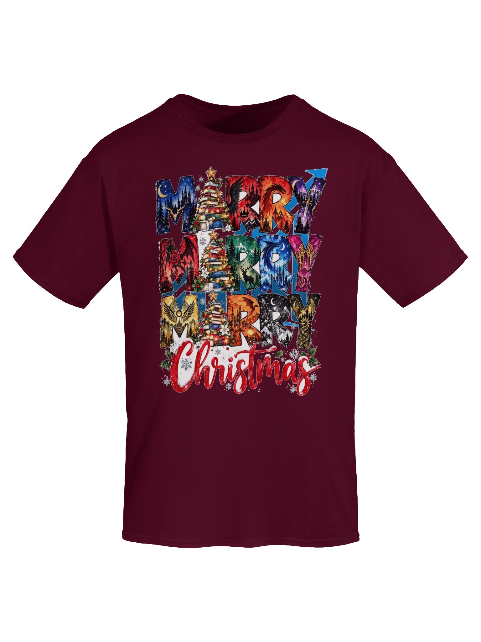Merry Merry Merry Christmas Tee product image (35)