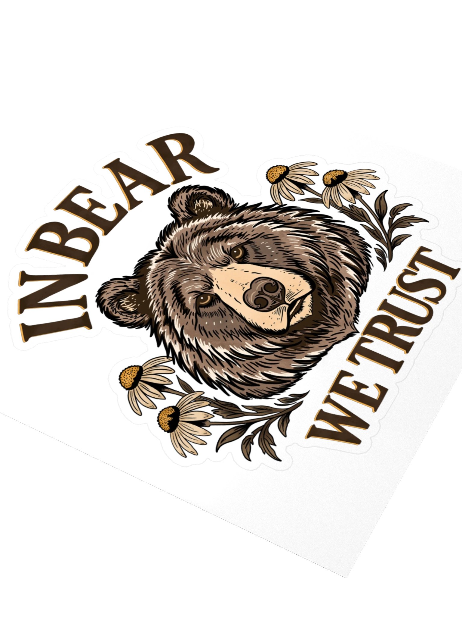 I Choose the Bear Kiss Cut Sticker product image (3)