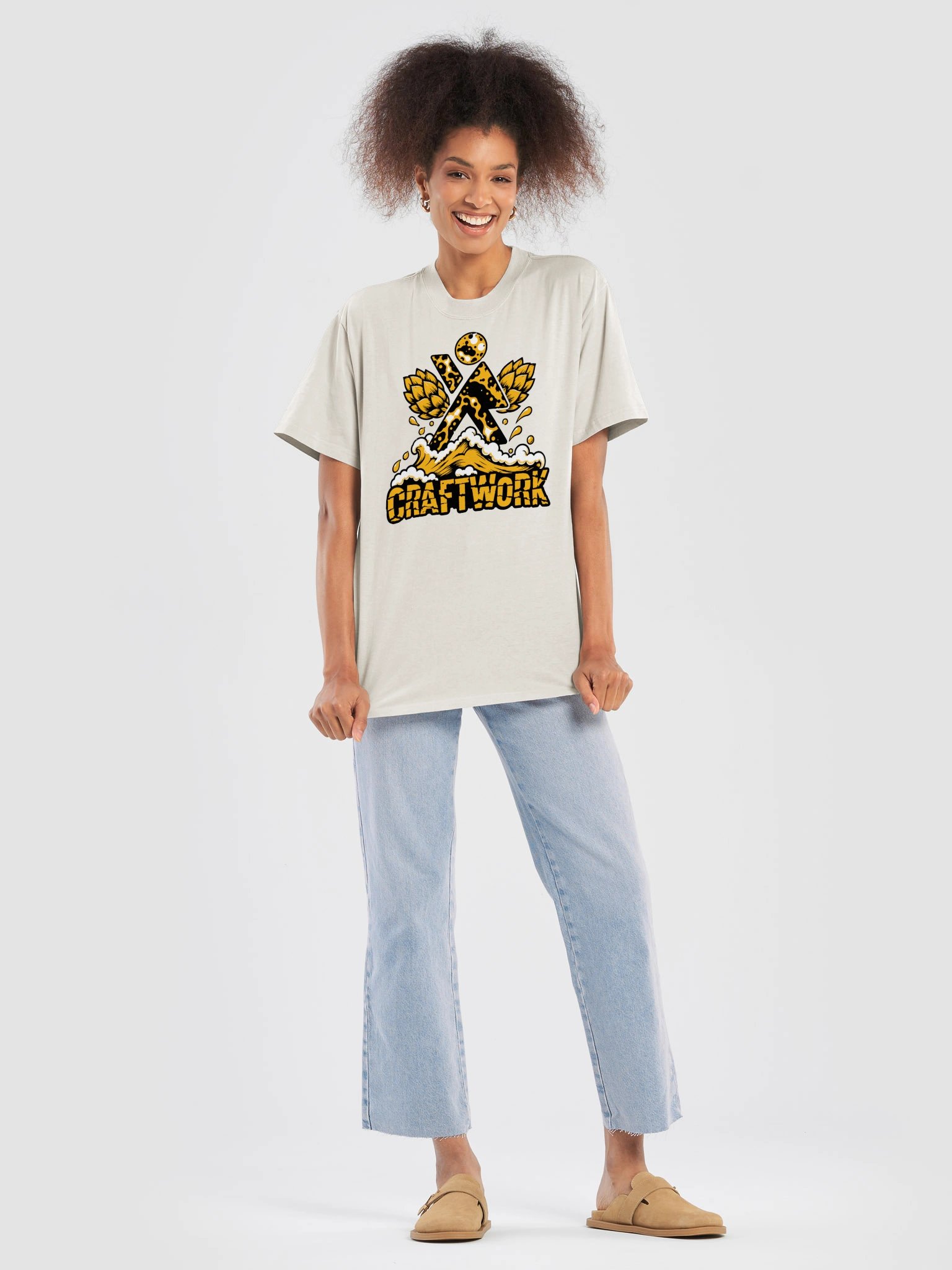 CRAFTWORK — Signature Unisex Oversized T-Shirt product image (7)