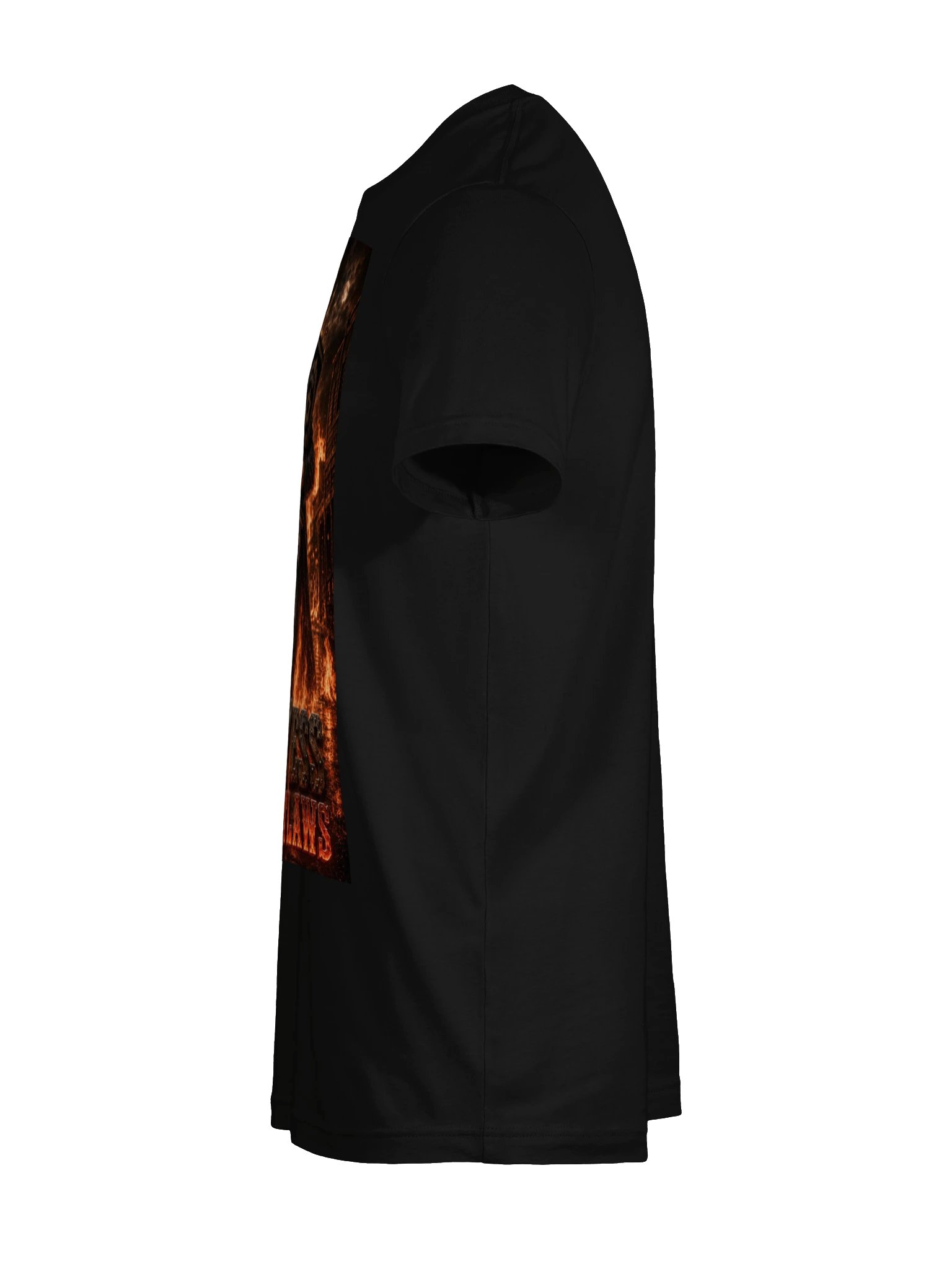 Tali Yess Holy Outlaws — Pose 3 Black T-Shirt product image (9)
