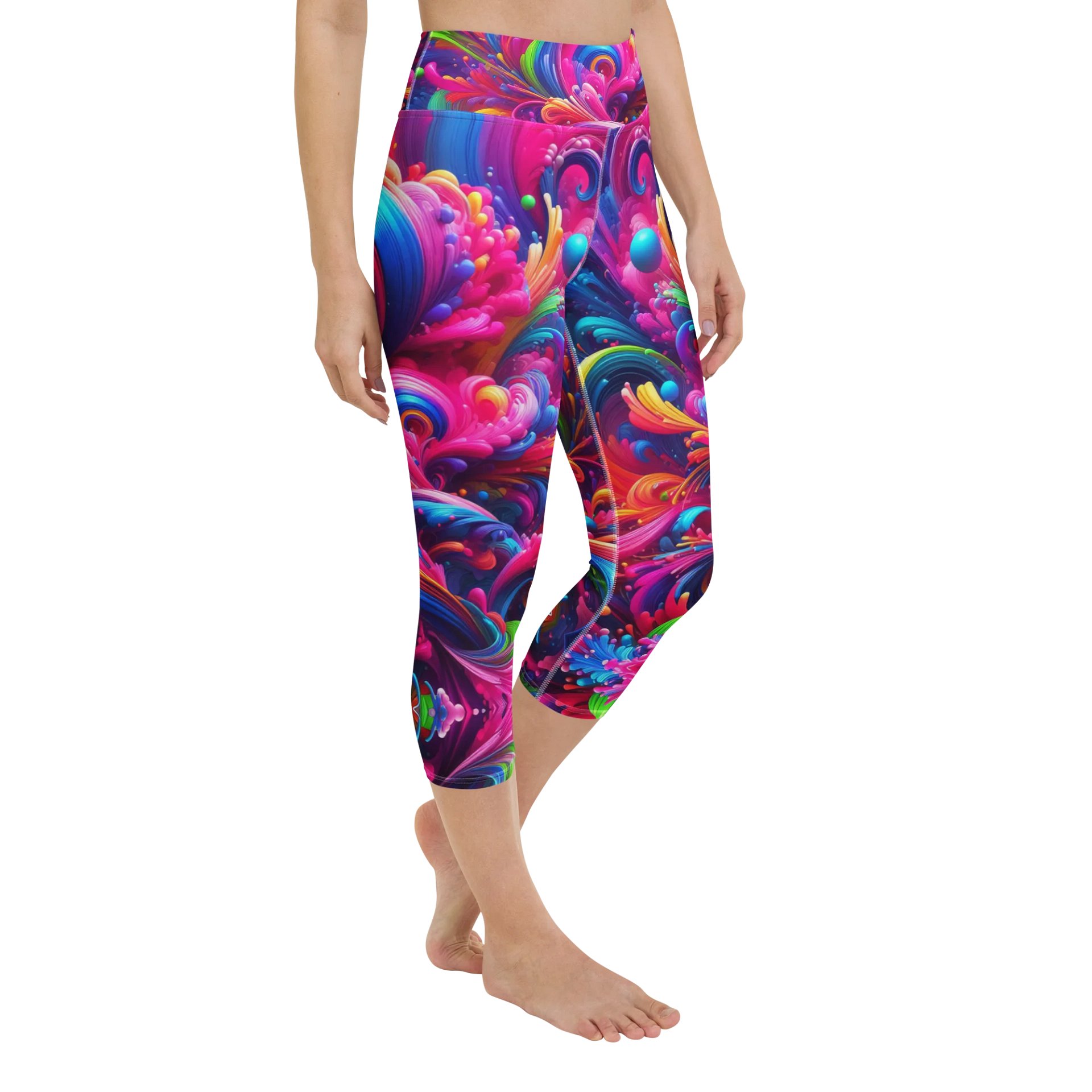 Swirling Energy Yoga Capri Leggings product image (2)