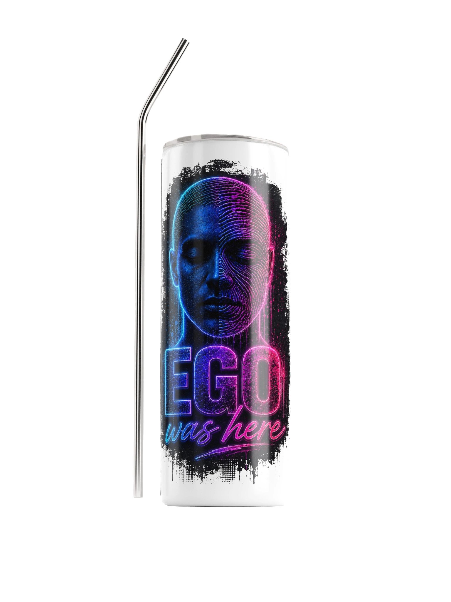 Neon Portrait Stainless Steel Tumbler product image (1)