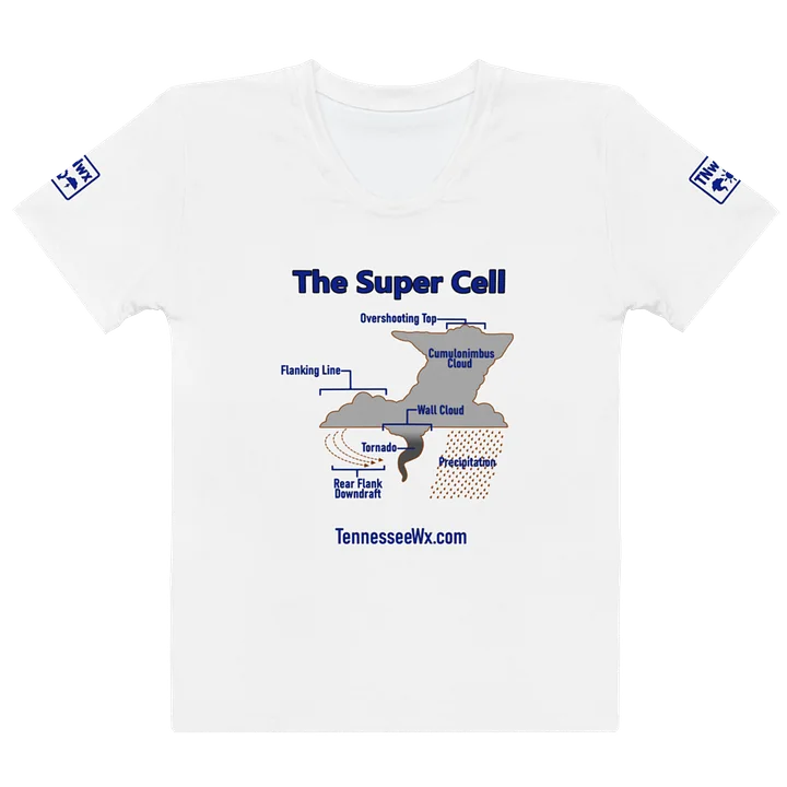 Super Cell Diagram Womens Cree Tee Shirt product image (1)