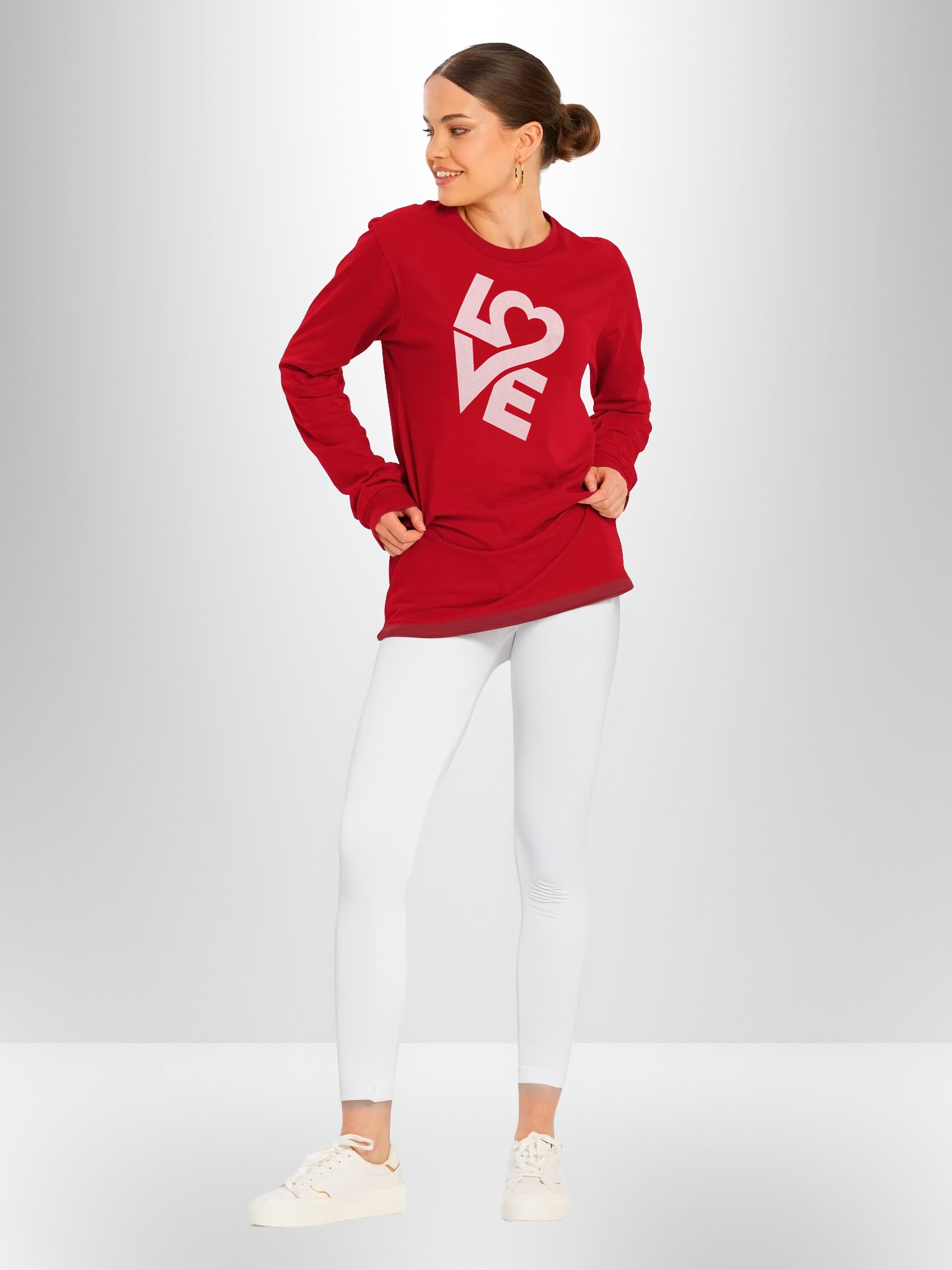 LOVE - Long Sleeve Tee (Unisex) - Bold product image (17)
