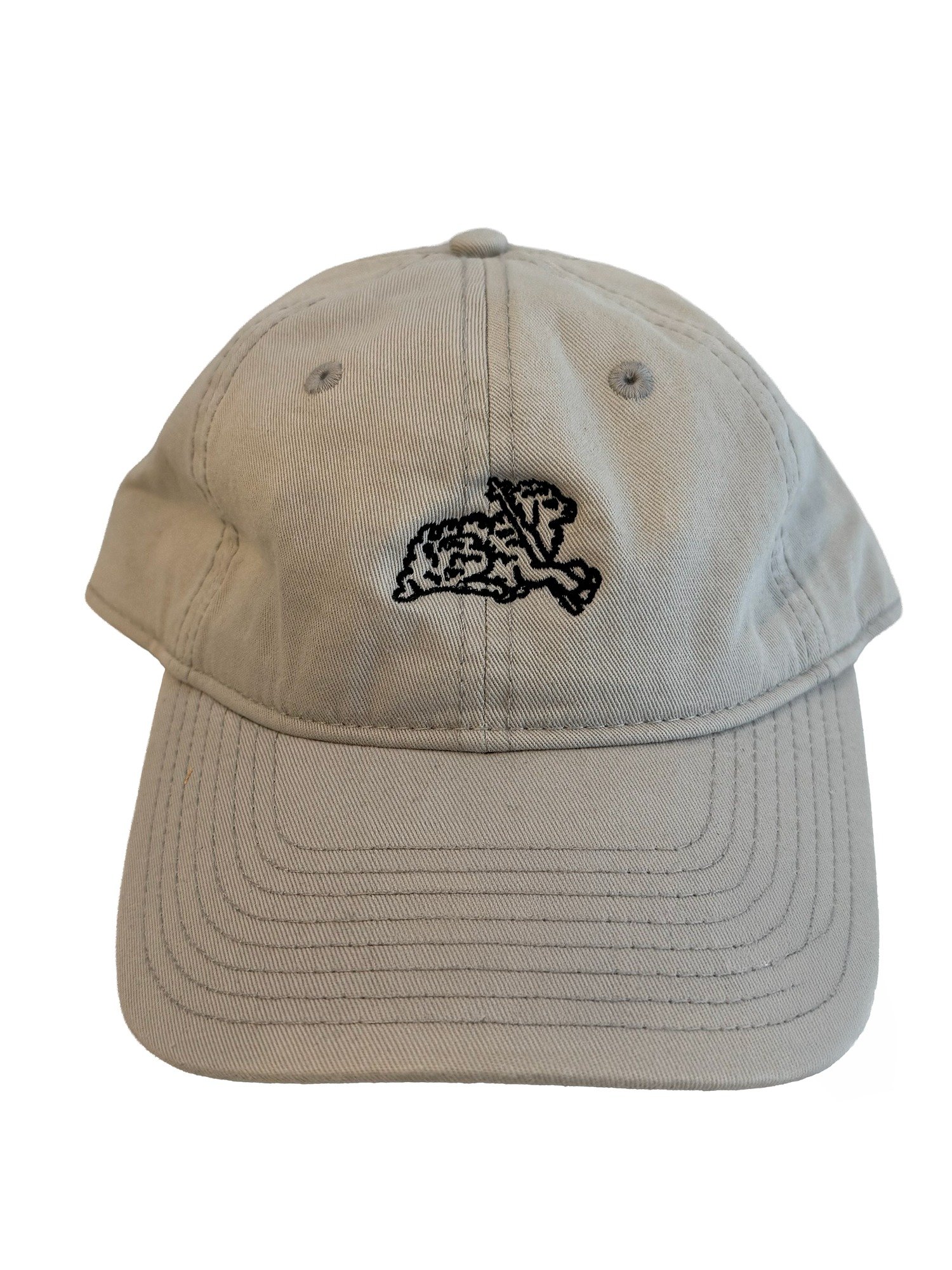 THE LAMB DAD CAP — TAN / BLACK product image (1)