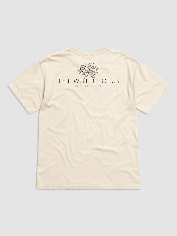 The White Lotus Black Print T-Shirt product image (2)