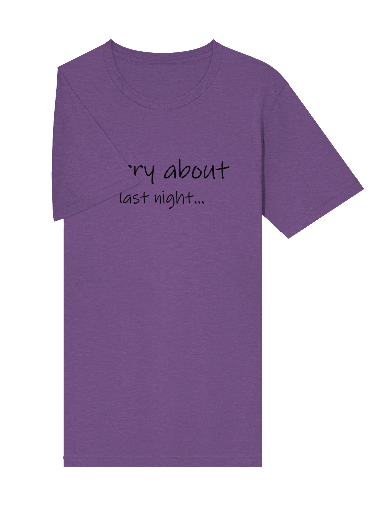 Sorry About Last Night Triblend Tee product image (50)