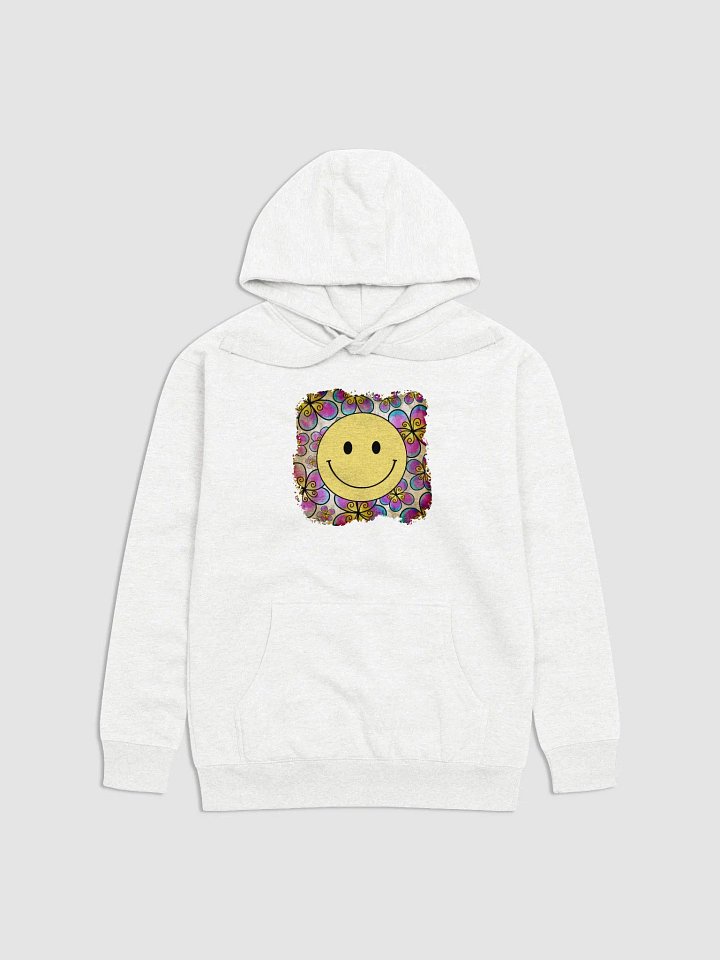 Sun Yellow Smiley Face Hoodie product image (2)