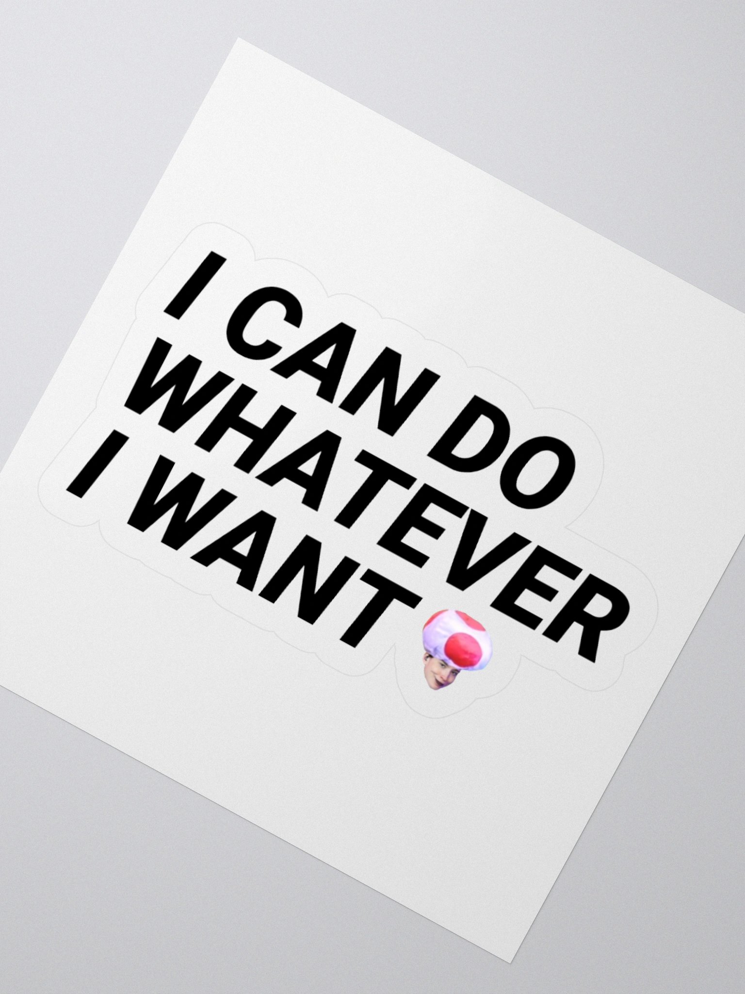 I CAN DO W.E I WANT STICKER product image (4)
