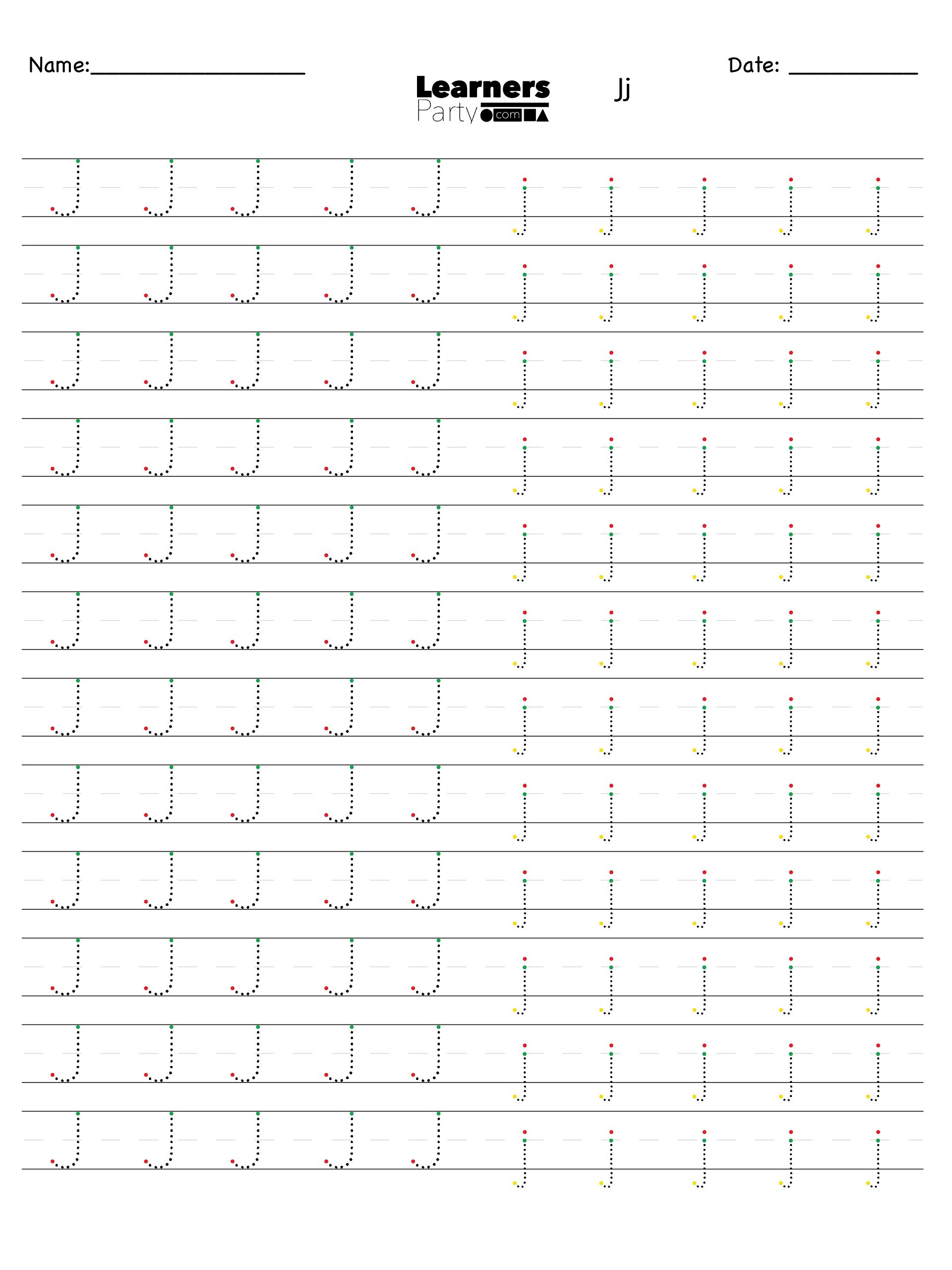 J/j - New Digital Product Progressive Letter Builder product image (3)