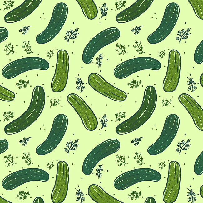 Dill Pickles Pattern