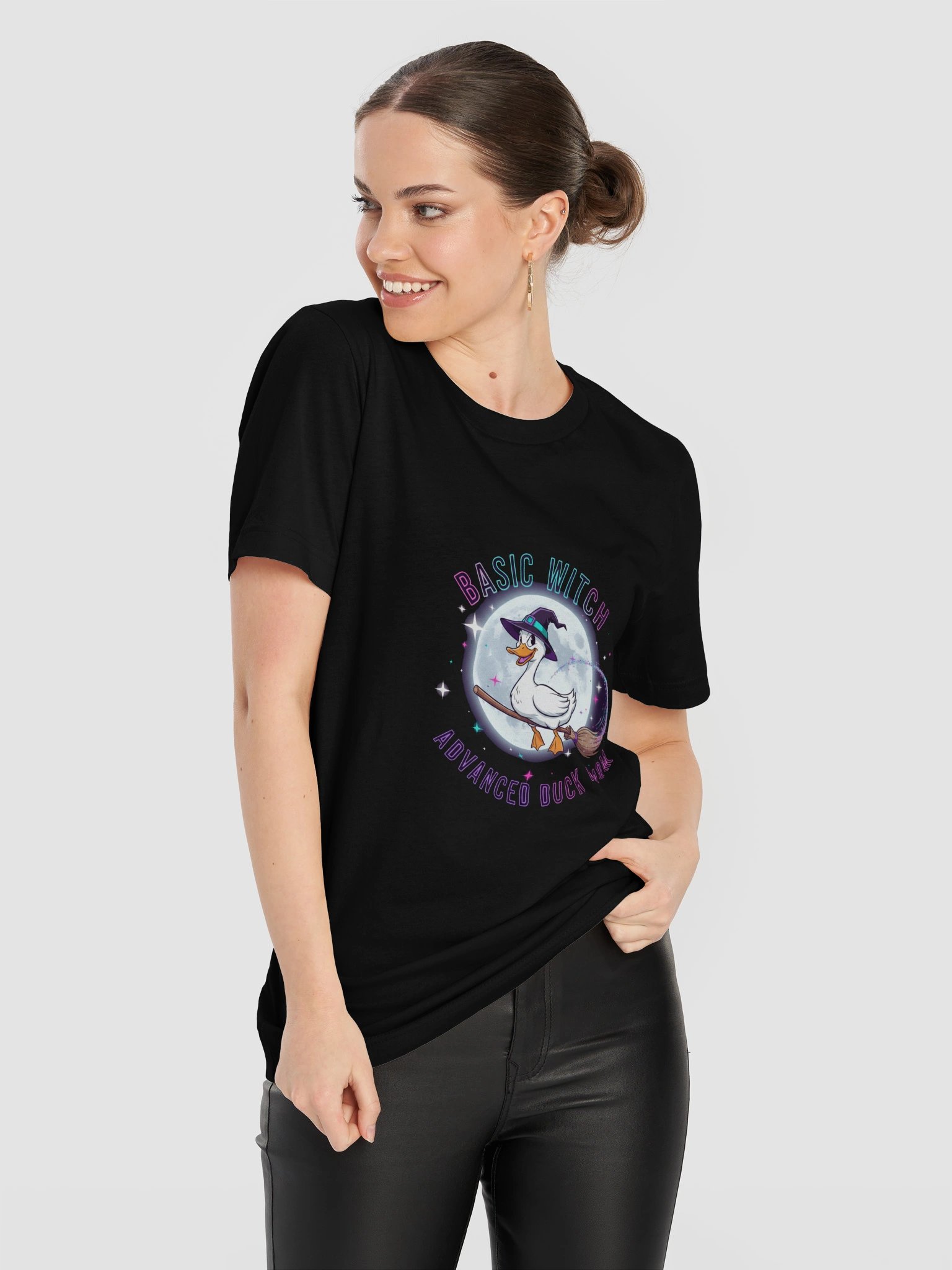 Basic Witch, Advanced Duck Mom Tee product image (11)
