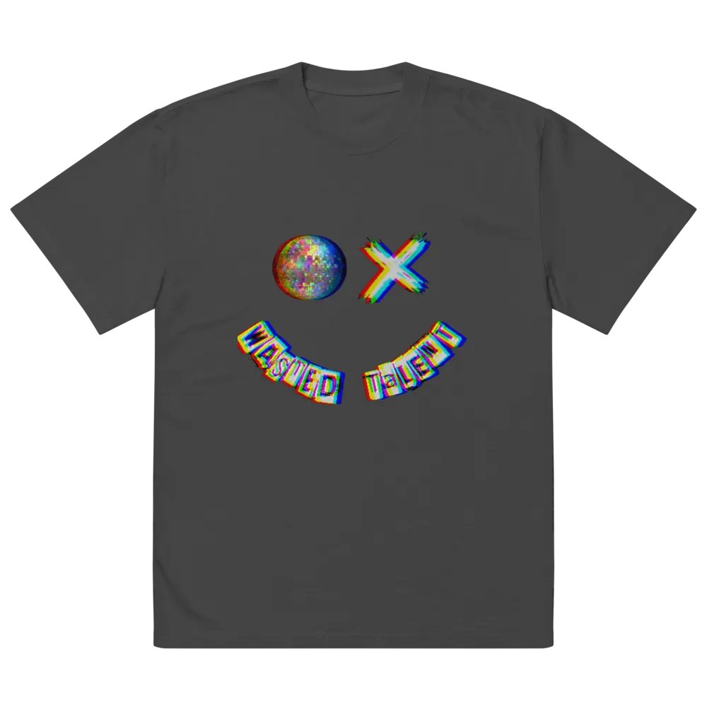 WASTED TALENT OG LOGO SMILEY OVERSIZED TEE product image (3)