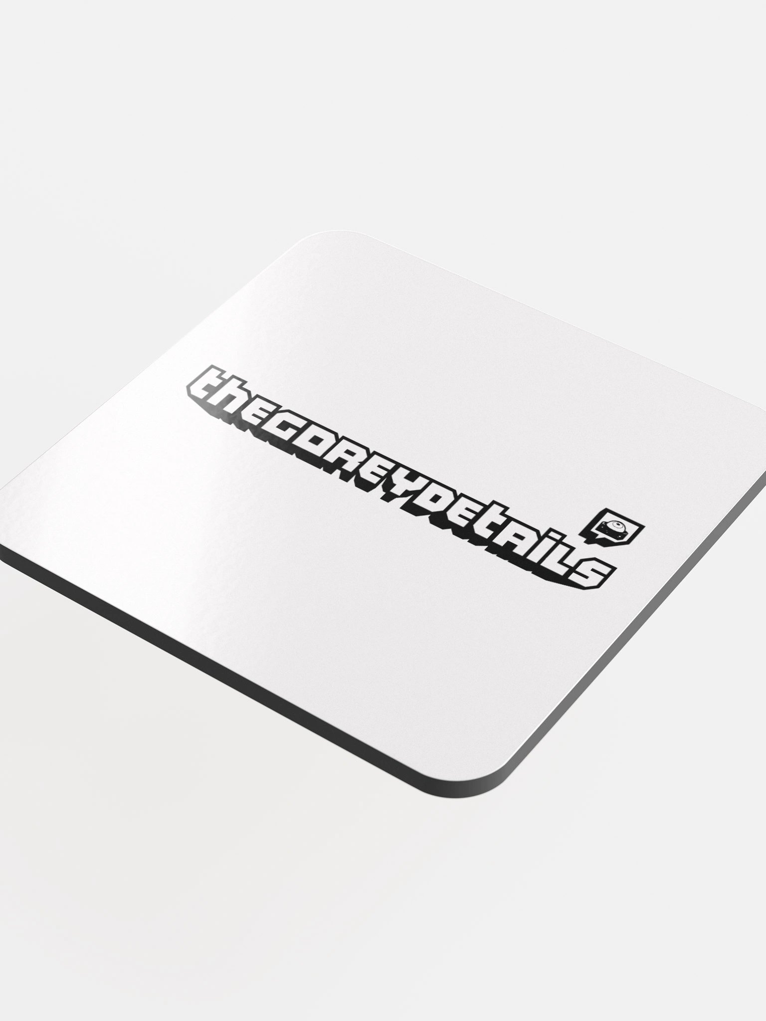 TTV Black - Glossed Cork Coaster product image (4)