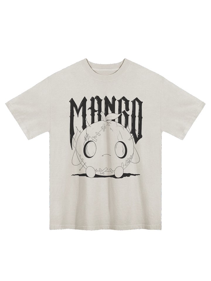 Creepy Mango Front Print in Black - Boxy Tshirt product image (1)