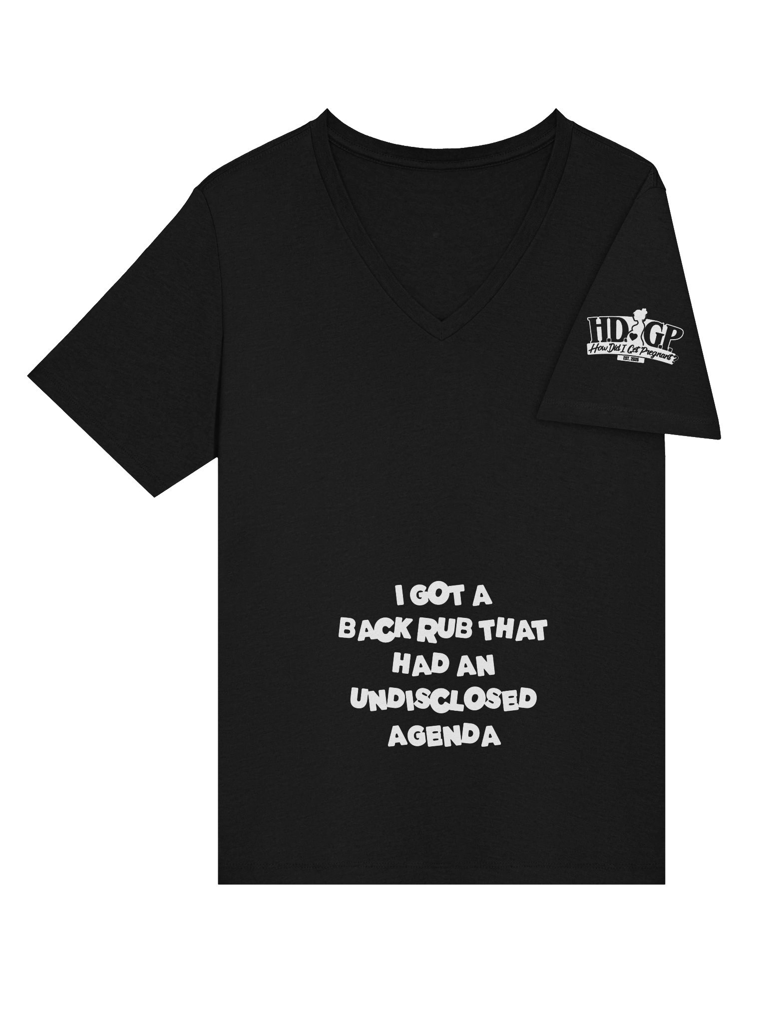 BACK RUB AGENDA MATERNITY TEE product image (19)