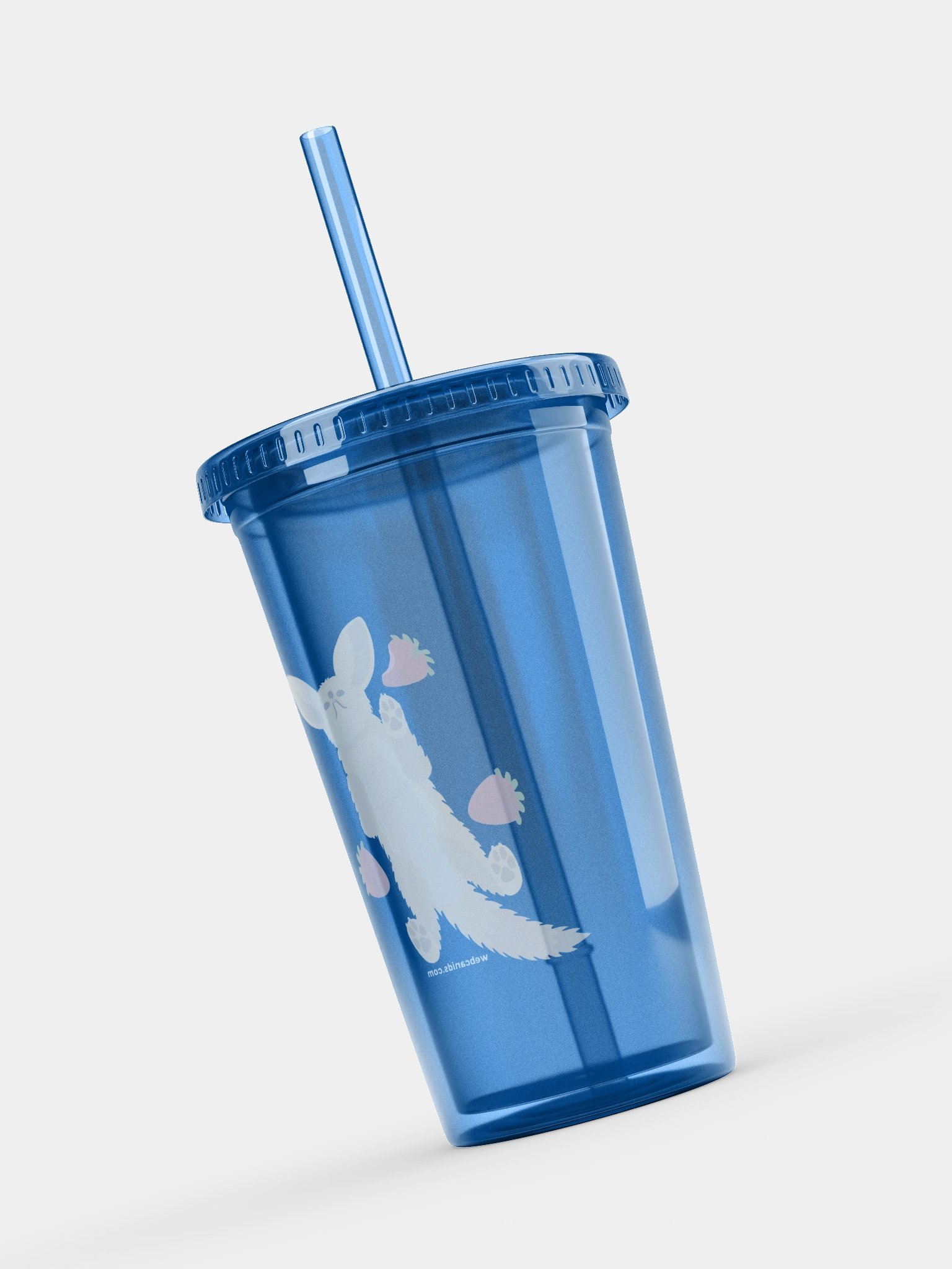 Strawberry Fennec Transparent Tumbler product image (8)