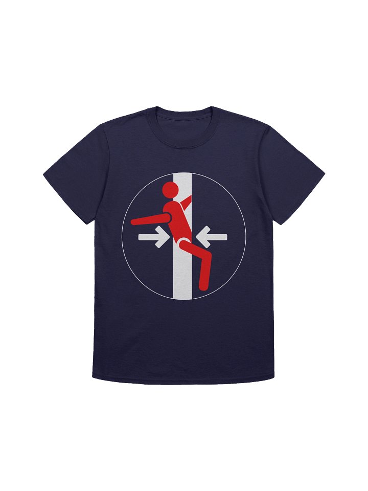 Mind The Doors! Italian Railway Sign T-Shirt product image (1)