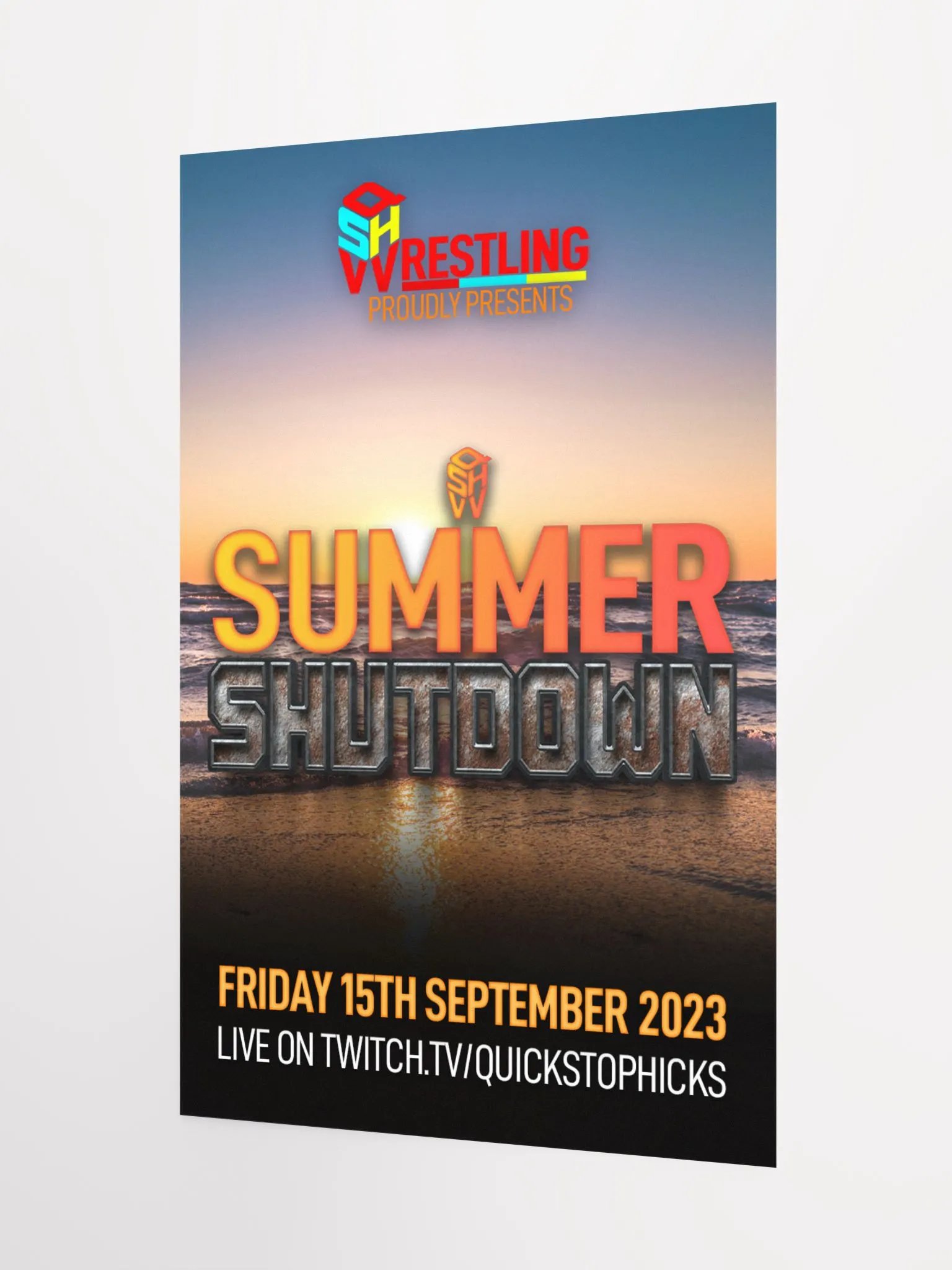 QSHW SUMMER SHUTDOWN COMMEMORATIVE POSTER product image (3)