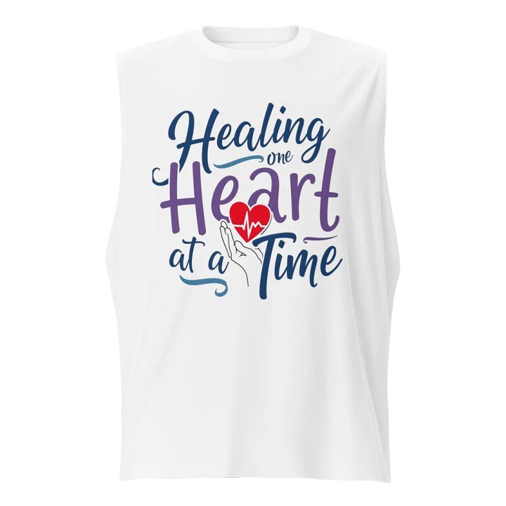 Healing Hearts Stethoscope Muscle Tank product image (1)