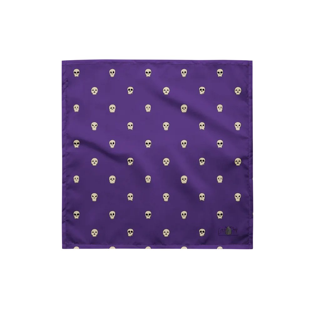 Skully Bandana (Purple) product image (1)