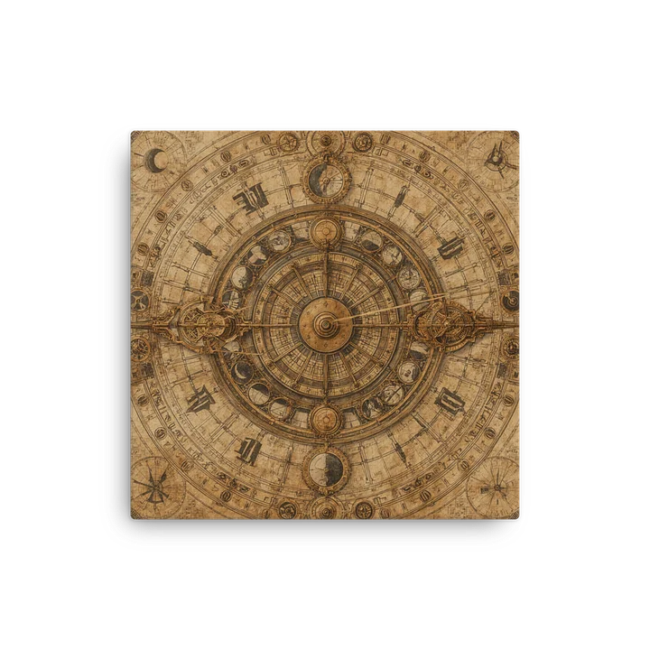 The Chronos Engine – Square Canvas product image (1)